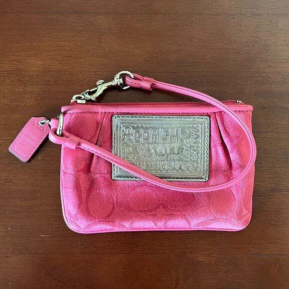 Coach Bags Coach Pink Poppy Wristlet Poshmark